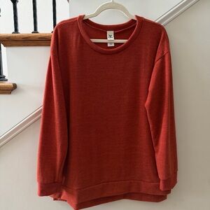 “Sew In Love” Rust Sweatshirt - Size L